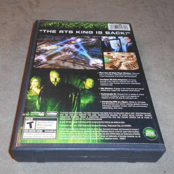 2007 Command & Conquer 3: Tiberium Wars PC DVD Game EA Editors Choice - Picture 8 of 8